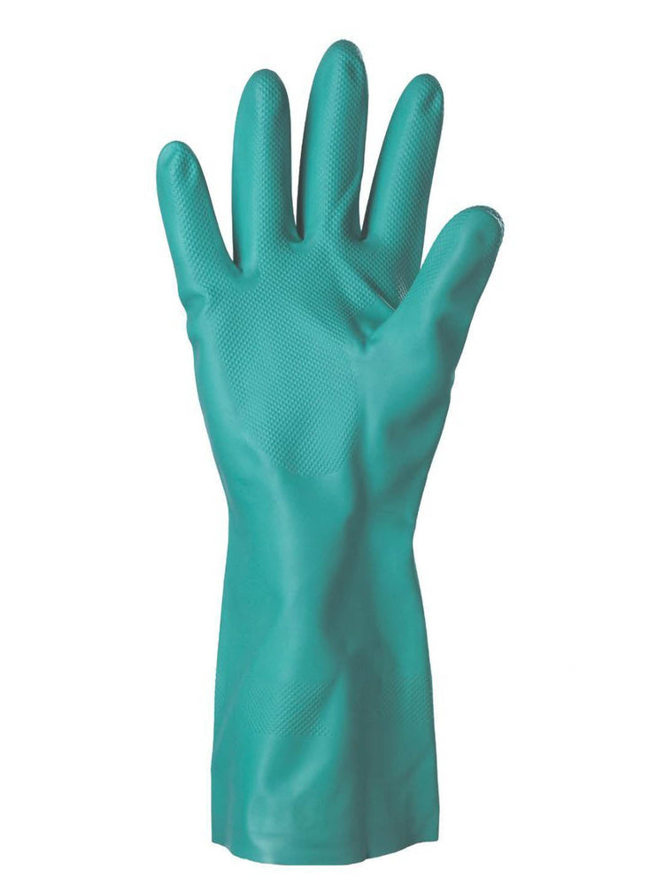 Nitrile Rubber Rubber Gardening Glove Blue color
