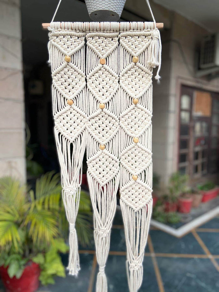 Macrame Pot Hanger - 3 Hanger