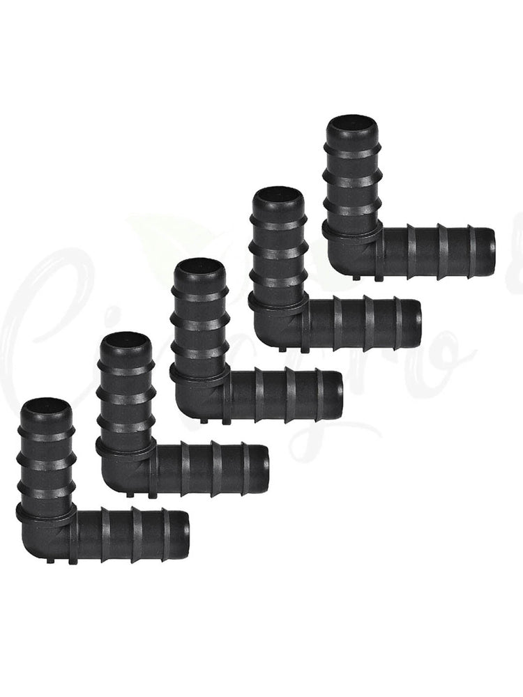 PVC Plastic Drip Irrigation Elbow Connectors Black color