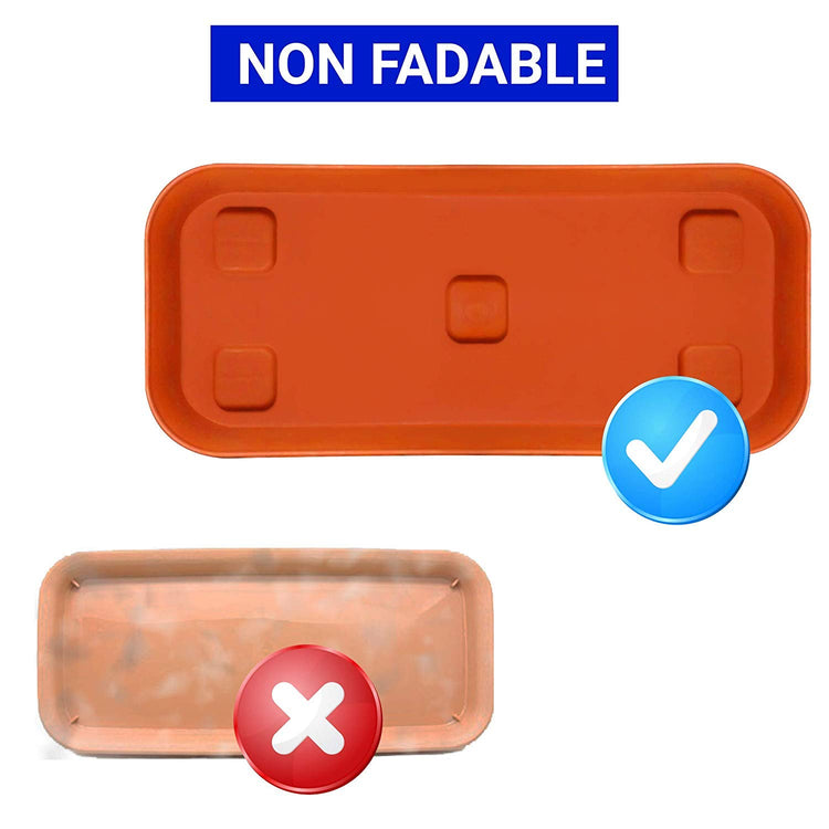 Rectangular Bottom Tray - Terracotta