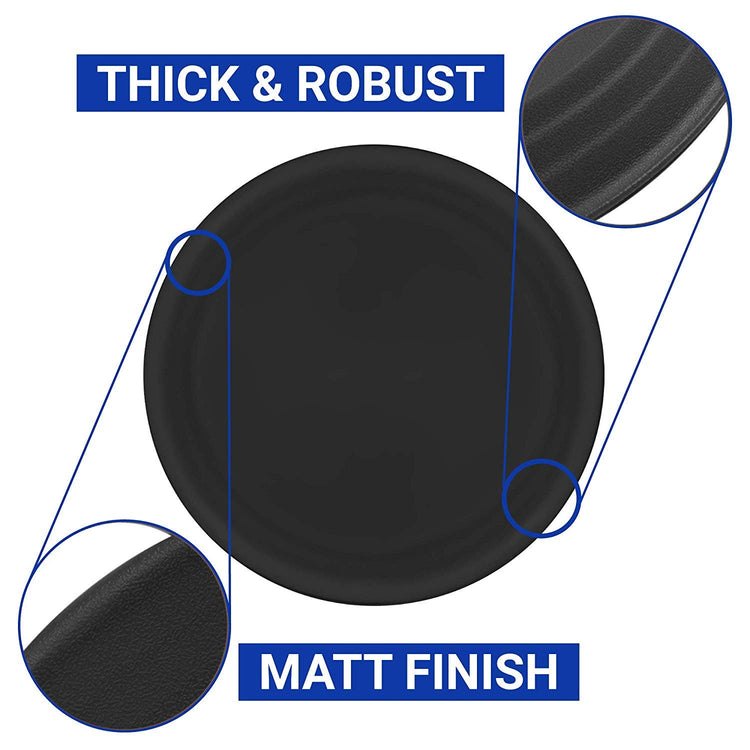Round Bottom Tray - Black