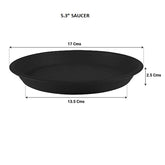 Round Bottom Tray - Black