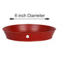 Round Bottom Tray 6"- Red