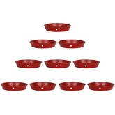 Round Bottom Tray 6"- Red