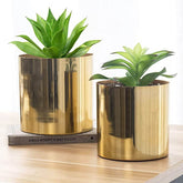 Iron Grace Gold Iron Planter Gold color 