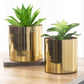 Iron Grace Gold Iron Planter Gold color 