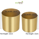 Grace Gold Iron Planter