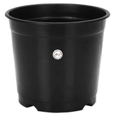 Plastic Standard Garden Pot 6" - Black Black color 