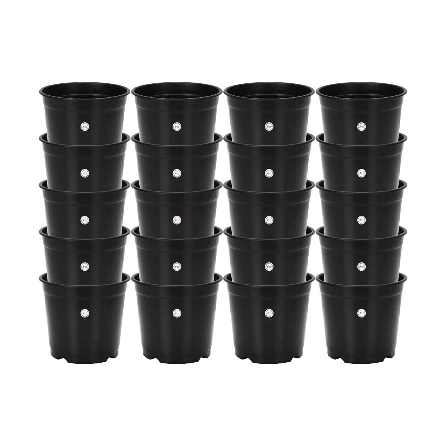 Standard Garden Pot 6" - Black