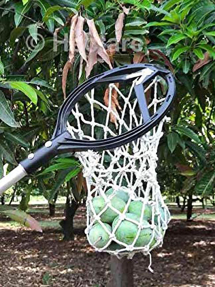 Steel (Frame) Fruit Picker Head Basket Lightweight White and Black color 