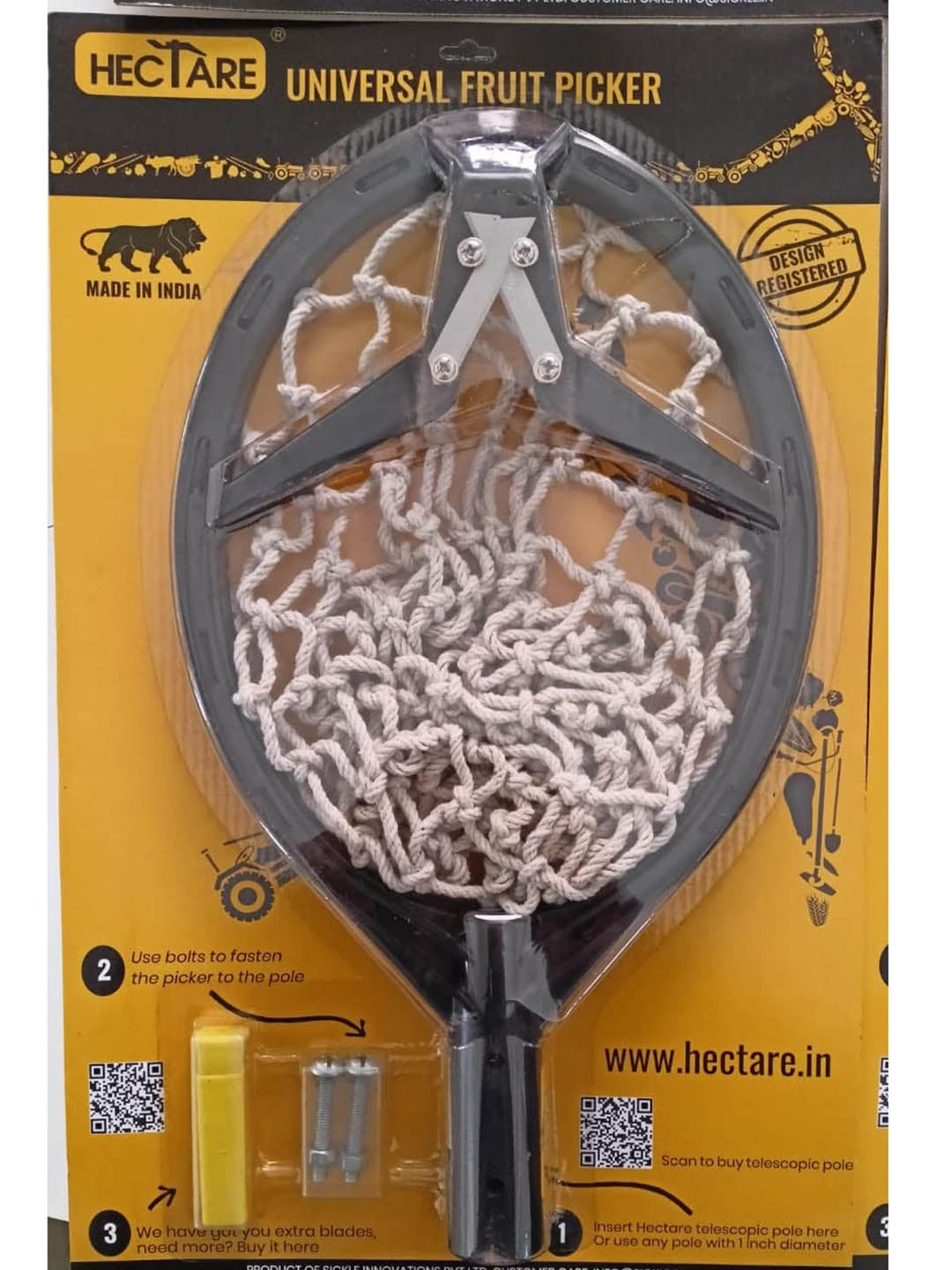 Fruit Picker Head Basket Lightweight