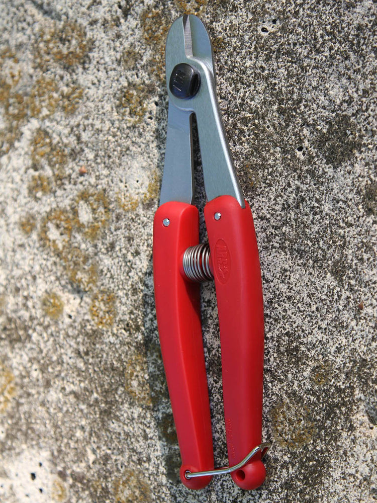 High Grade Tool Steel with Hard Chrome Plating ARS Floral Wire Cutter Red (Handle) color 