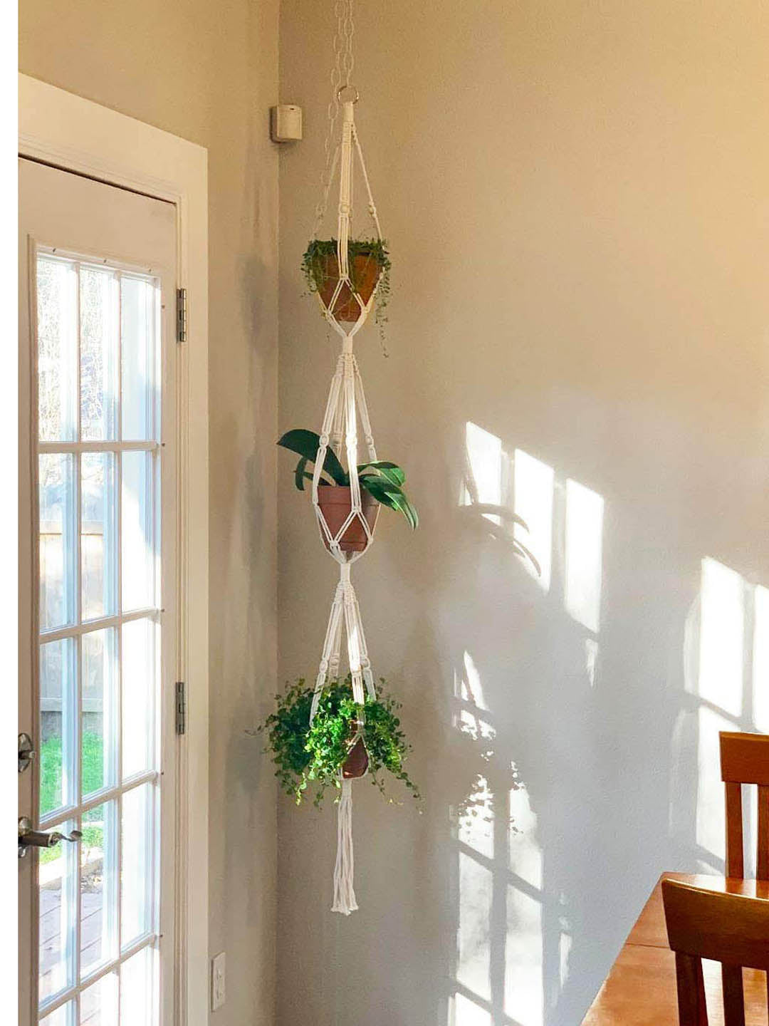 Macrame Pot Hanger - 3 Down