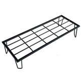 Galvanized Steel Rectangular Pot Stand - 4 Leg Black color 