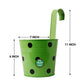 Dotted Metal Railing Planter