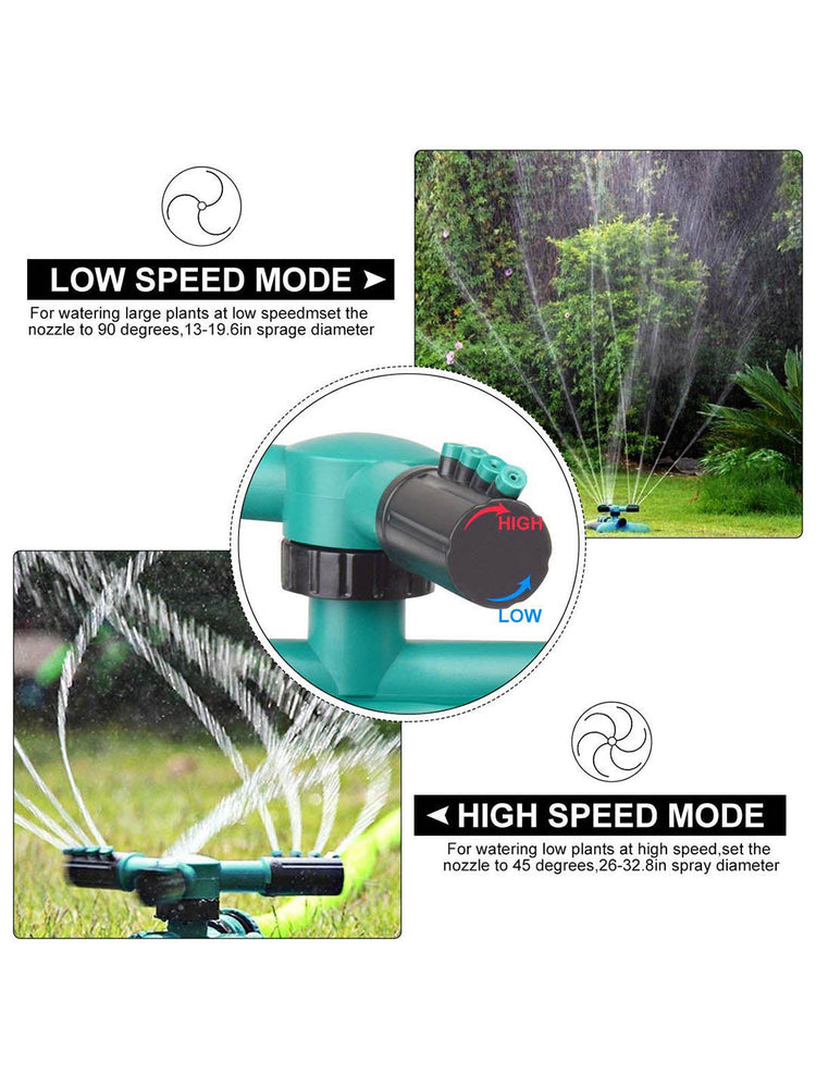 3-Arm 360 Degree Garden Sprinkler