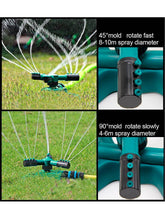 3-Arm 360 Degree Garden Sprinkler