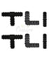 PVC Plastic Drip Irrigation Connectors Black color 