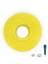 PVC Plastic Garden Water Hose w/Connector Yellow color 